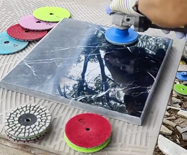 4-step Dry Diamond Polishing Pad