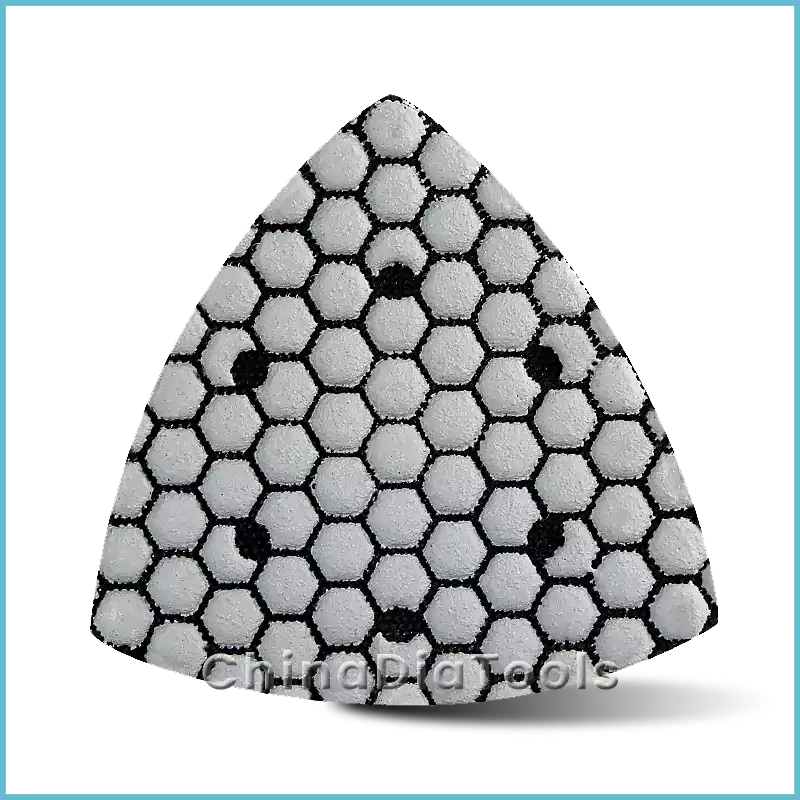 triangle shape flexible diamond polishing pad-800 triangle shape flexible diamond polishing pad-800